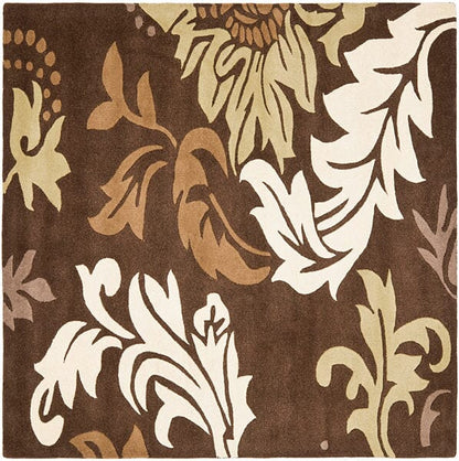 Safavieh Soho Soh831B Brown / Multi Floral / Country Area Rug