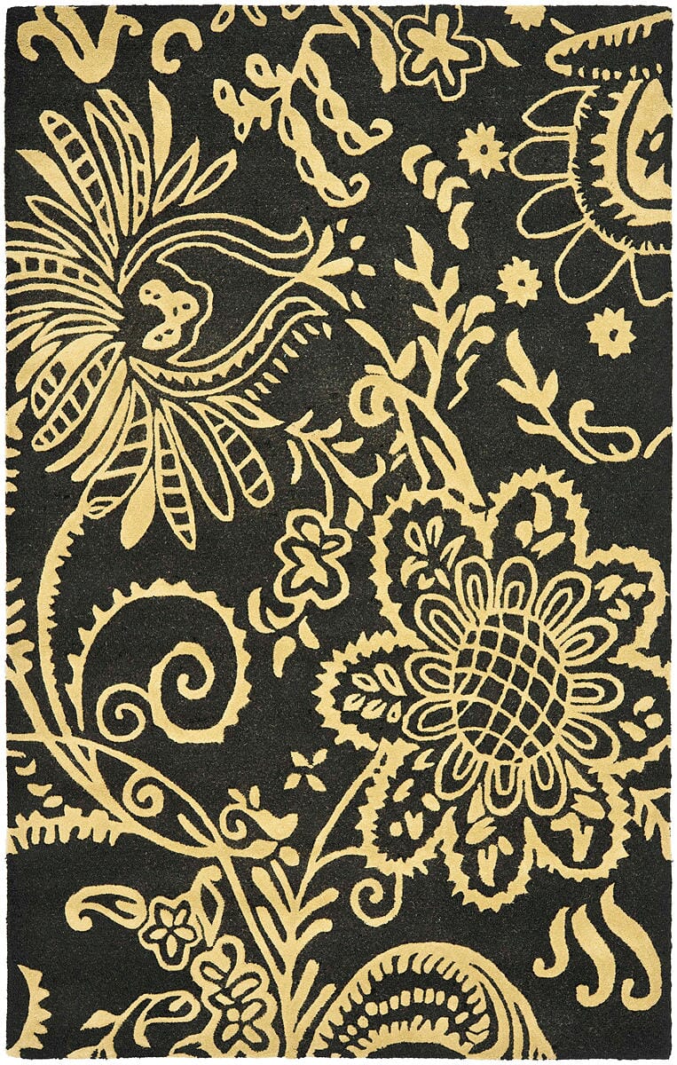 Safavieh Soho Soh832A Black / Green Rugs.