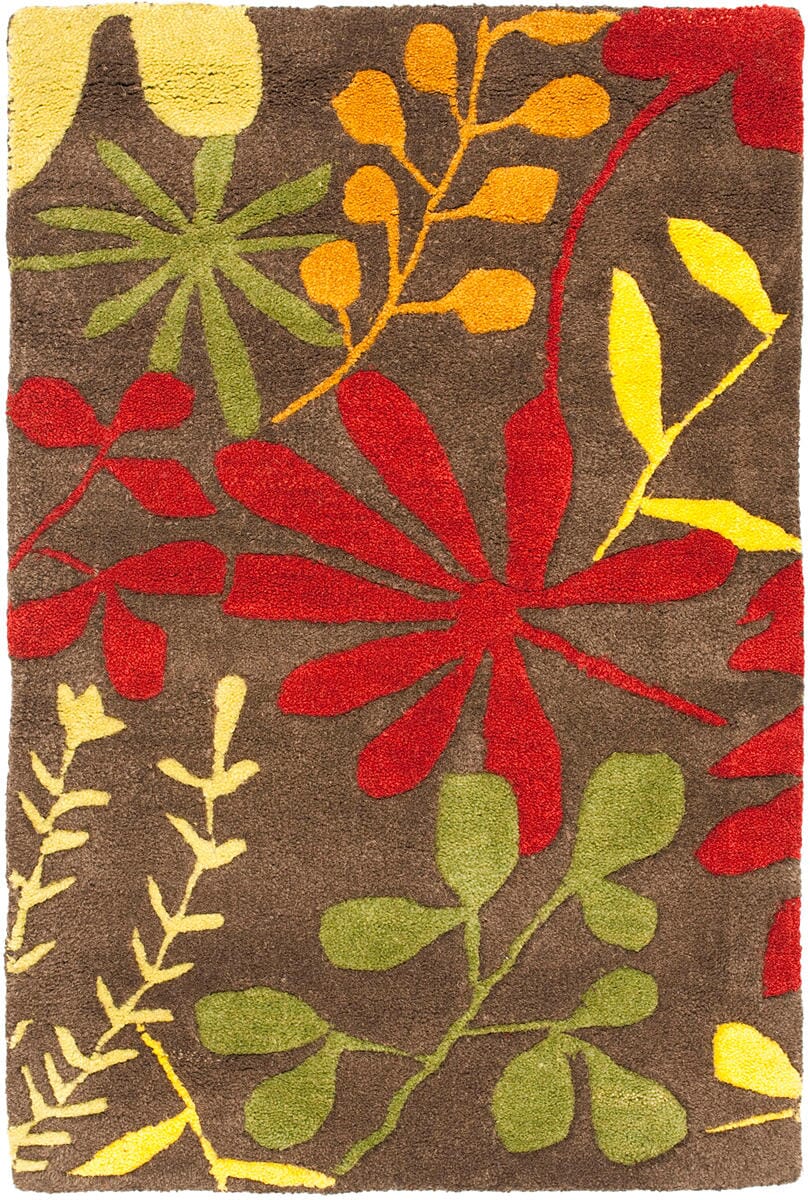 Safavieh Soho Soh834A Brown / Multi Floral / Country Area Rug