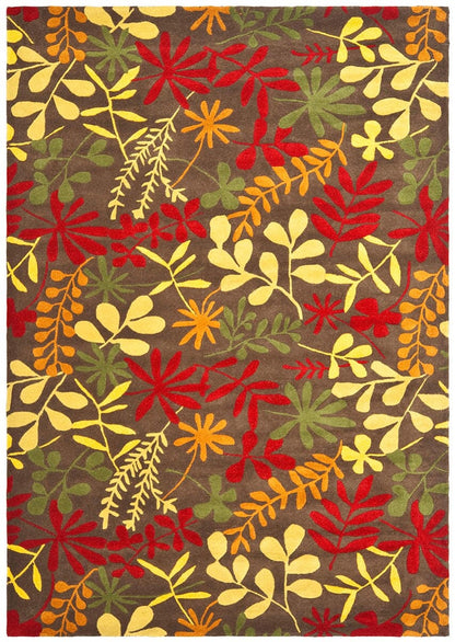 Safavieh Soho Soh834A Brown / Multi Floral / Country Area Rug