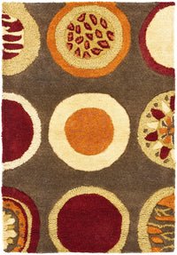 Safavieh Soho Soh835A Brown / Multi Geometric Area Rug