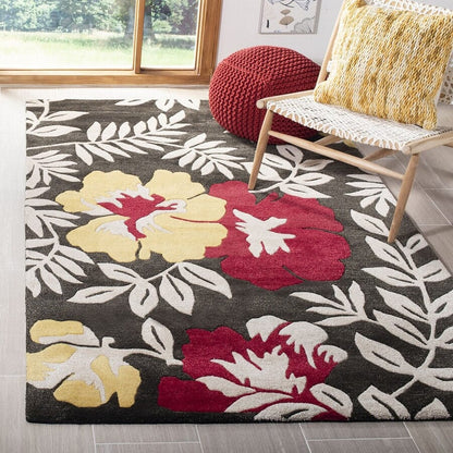 Safavieh Soho Soh838A Brown / Multi Floral / Country Area Rug