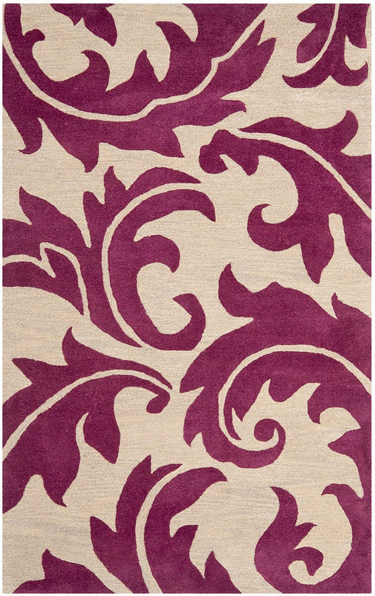 Safavieh Soho Soh841B Purple / Beige Floral / Country Area Rug