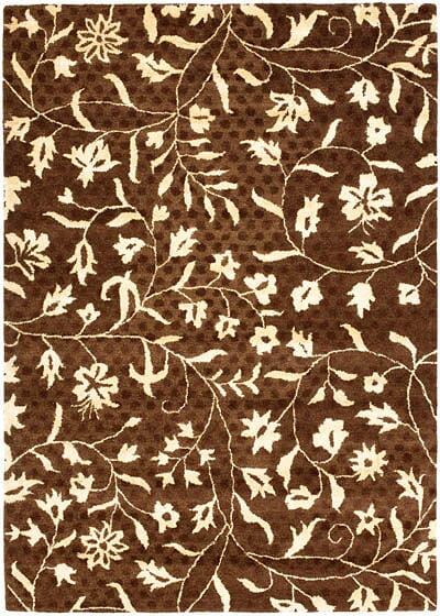 Safavieh Soho Soh843A Brown / Ivory Floral / Country Area Rug