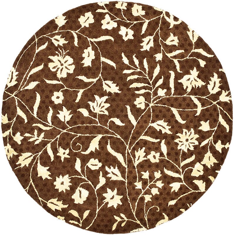 Safavieh Soho Soh843A Brown / Ivory Floral / Country Area Rug