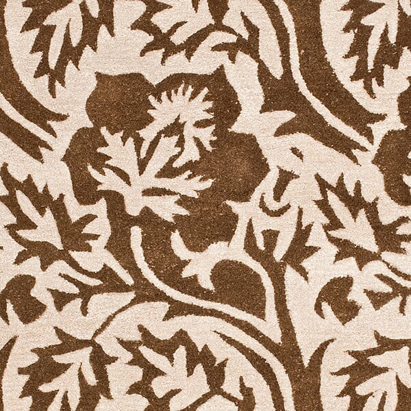 Safavieh Soho Soh844A Brown / Ivory Damask Area Rug