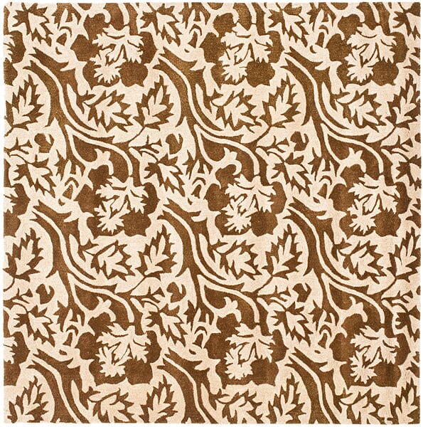 Safavieh Soho Soh844A Brown / Ivory Damask Area Rug