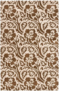 Safavieh Soho Soh844A Brown / Ivory Damask Area Rug