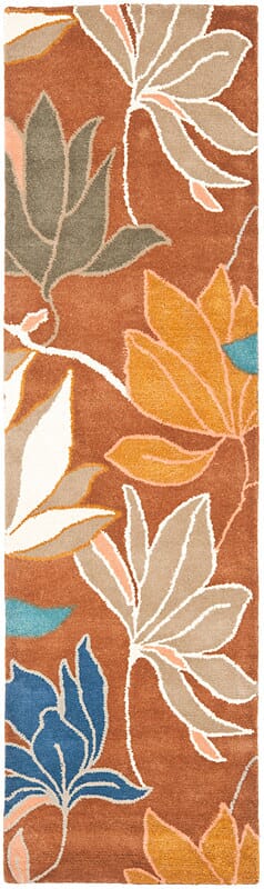 Safavieh Soho Soh848B Brown / Multi Floral / Country Area Rug