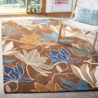 Safavieh Soho Soh848B Brown / Multi Floral / Country Area Rug