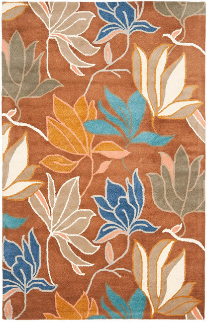 Safavieh Soho Soh848B Brown / Multi Floral / Country Area Rug