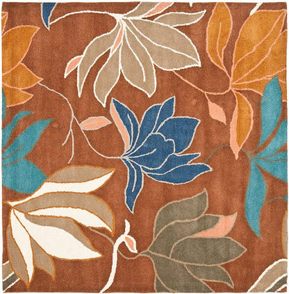 Safavieh Soho Soh848B Brown / Multi Floral / Country Area Rug