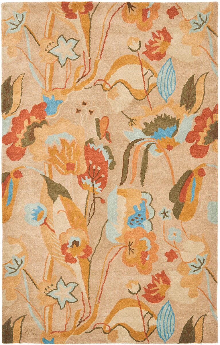 Safavieh Soho Soh850A Beige / Multi Floral / Country Area Rug