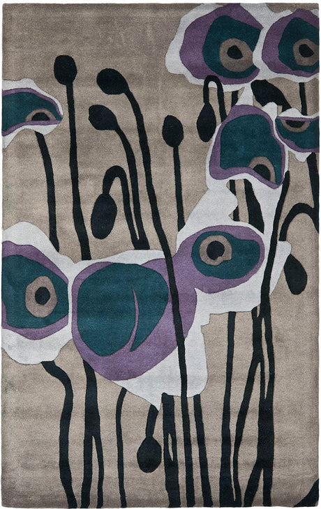 Safavieh Soho Soh853A Grey / Blue Rugs.