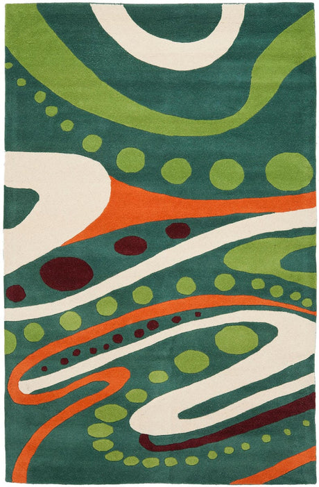 Safavieh Soho Soh856A Teal / Multi Rugs.
