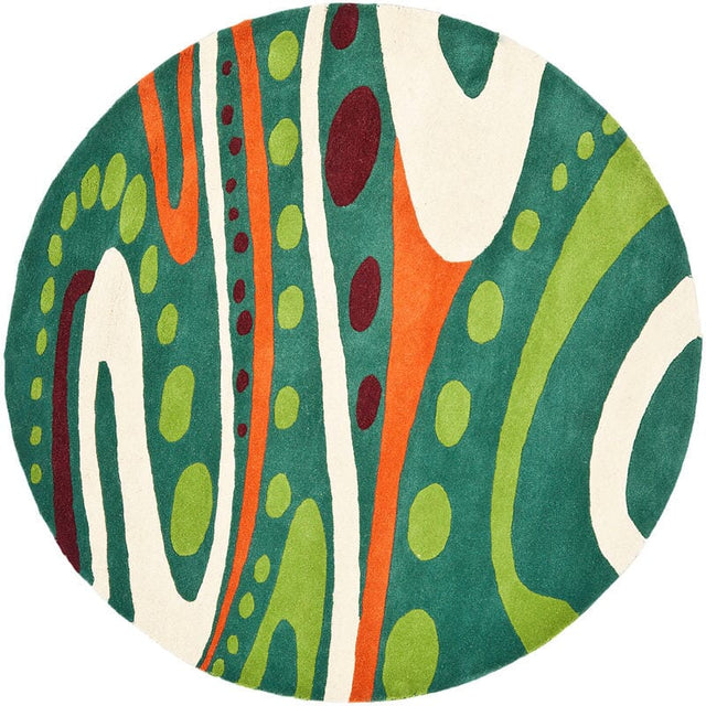Safavieh Soho Soh856A Teal / Multi Rugs.