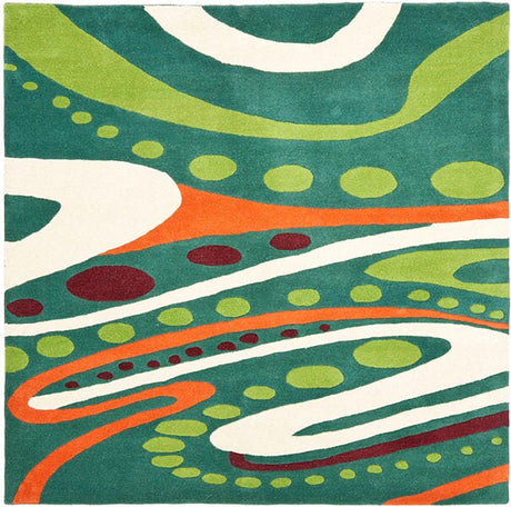 Safavieh Soho Soh856A Teal / Multi Rugs.