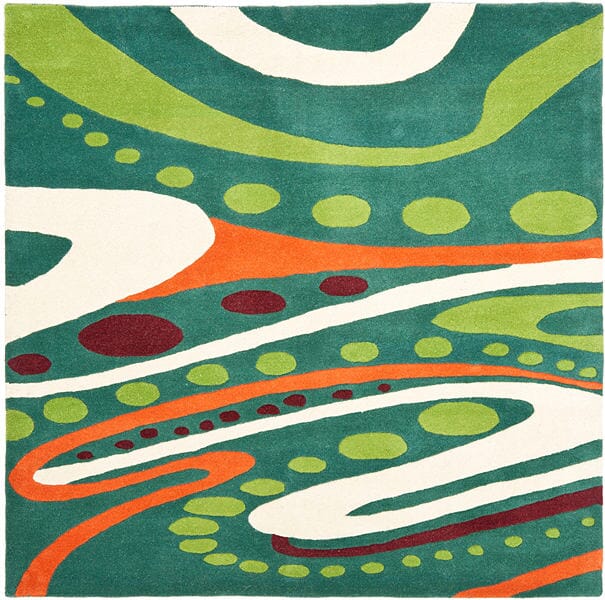 Safavieh Soho Soh856A Teal / Multi Rugs.