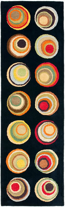 Safavieh Soho Soh921A Black / Multi Geometric Area Rug