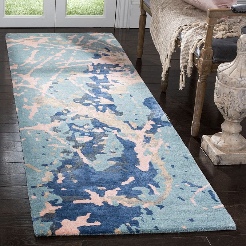 Safavieh Soho Soh970A Blue / Light Pink Area Rug