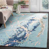 Safavieh Soho Soh970A Blue / Light Pink Rugs.