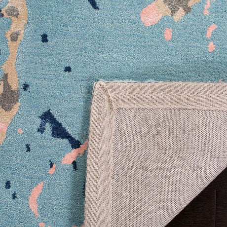 Safavieh Soho Soh970A Blue / Light Pink Rugs.