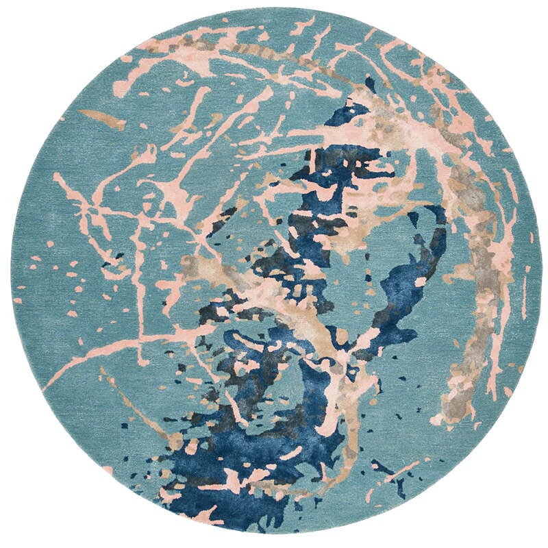 Safavieh Soho Soh970A Blue / Light Pink Area Rug