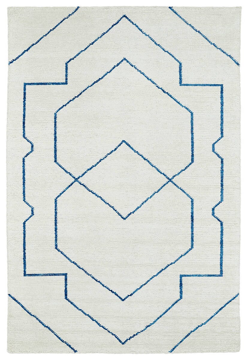 Kaleen Solitaire Sol01 Ivory (01) Geometric Area Rug