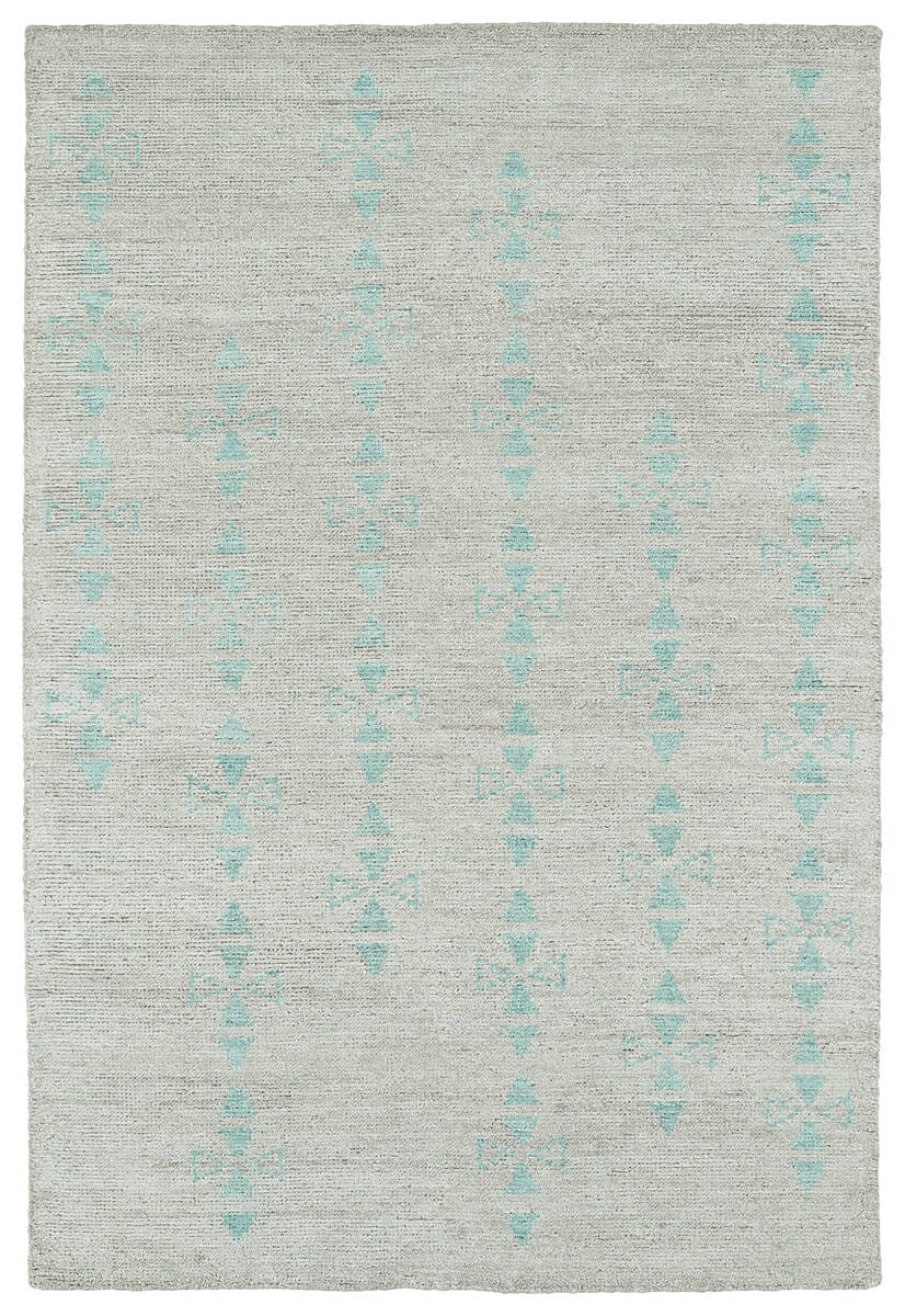 Kaleen Solitaire Sol03 Silver (77) Area Rug