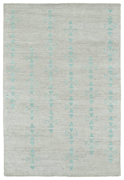 Kaleen Solitaire Sol03 Silver (77) Area Rug