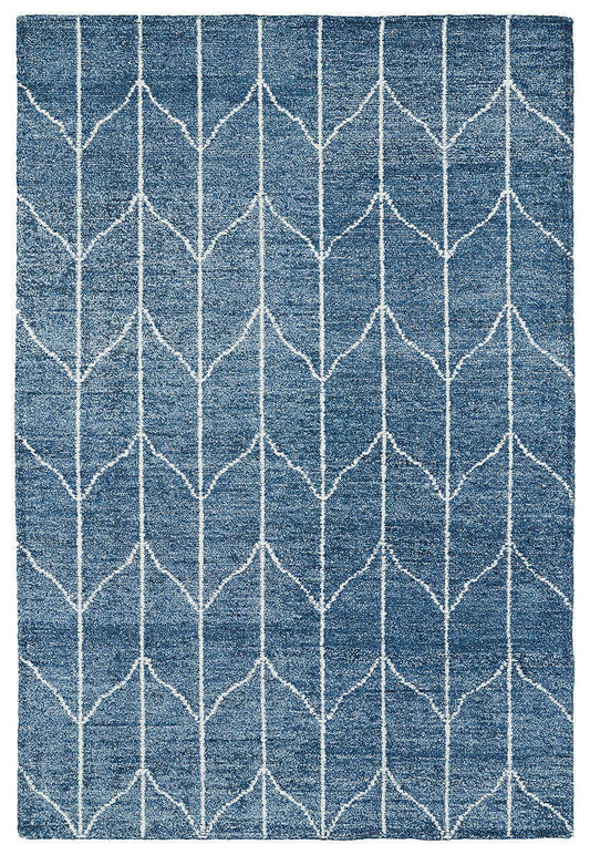 Kaleen Solitaire Sol05 Denim (10) Geometric Area Rug