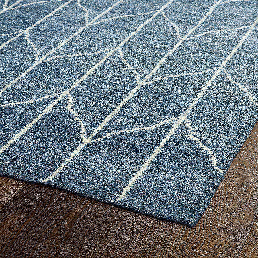 Kaleen Solitaire Sol05 Denim (10) Geometric Area Rug