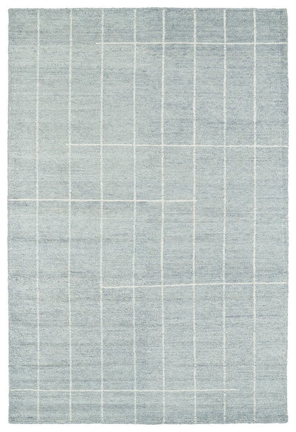 Kaleen Solitaire Sol06 Glacier (34) Geometric Area Rug