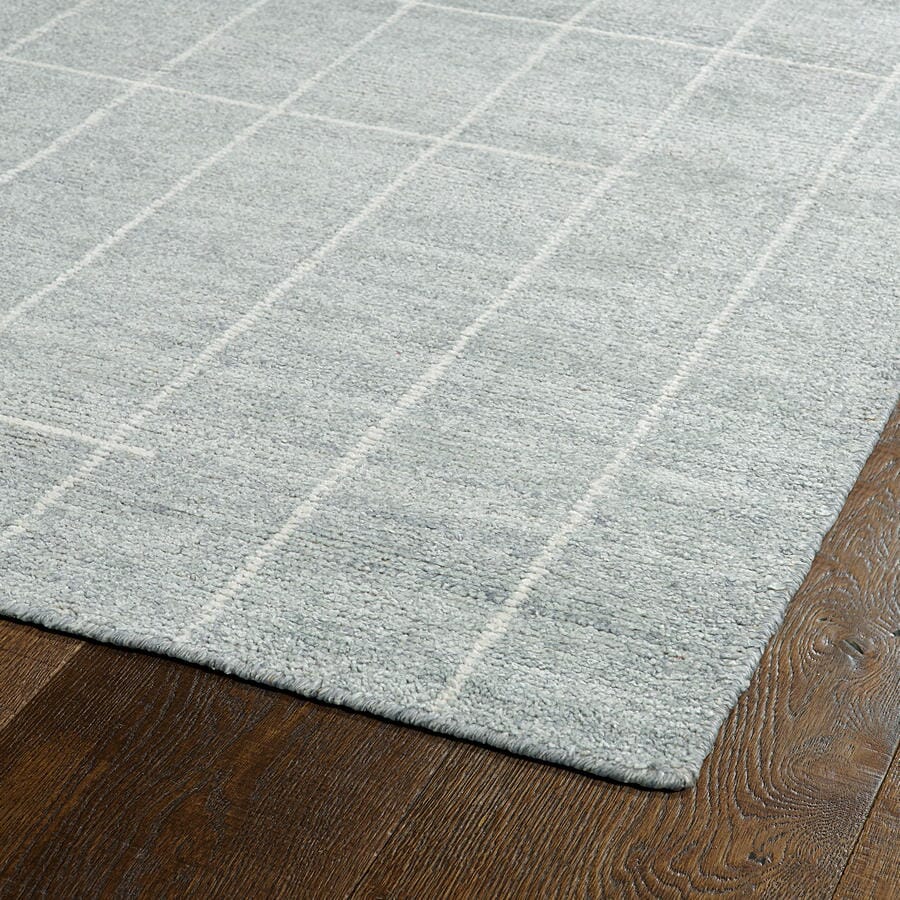 Kaleen Solitaire Sol06 Glacier (34) Geometric Area Rug