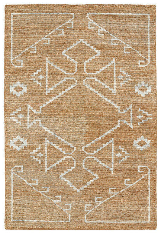 Kaleen Solitaire Sol09 Copper (67) Southwestern Area Rug