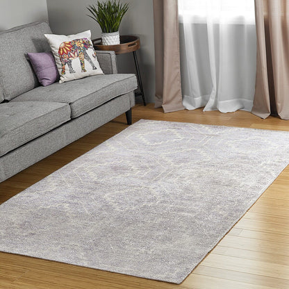 Kaleen Solitaire Sol13-20 Lavender Vintage / Distressed Area Rug