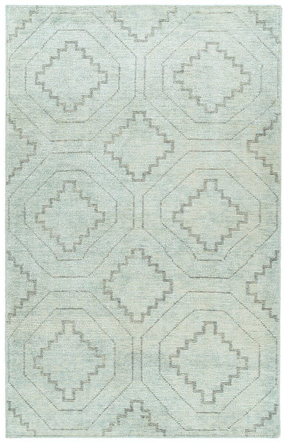 Kaleen Solitaire Sol13-34 Glacier Damask Area Rug