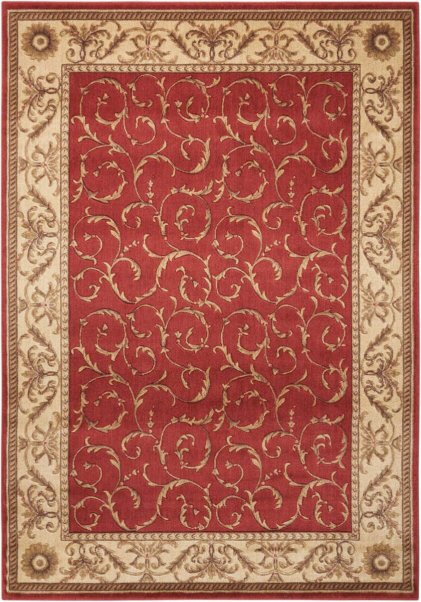 Nourison Somerset st02 Red Area Rug