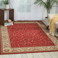 Nourison Somerset st02 Red Area Rug