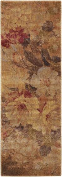 Nourison Somerset st83 Multi Color Floral / Country Area Rug