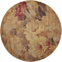 Nourison Somerset st83 Multi Color Floral / Country Area Rug