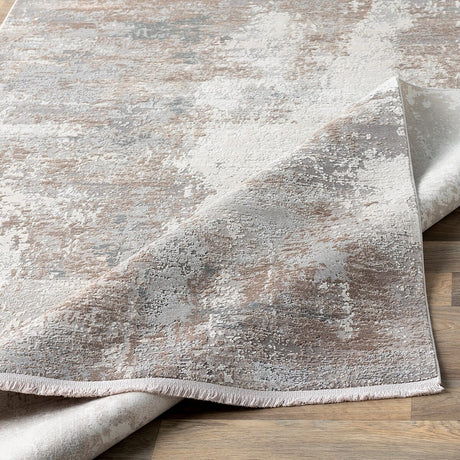 Surya Solar Sor-2300 Taupe, Medium Gray, White Rugs.