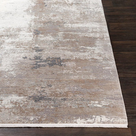Surya Solar Sor-2300 Taupe, Medium Gray, White Rugs.
