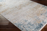 Surya Solar Sor-2301 Sky Blue, Dark Blue, Bright Yellow Rugs.
