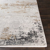 Surya Solar Sor-2302 Medium Gray, Taupe, Bright Yellow Rugs.