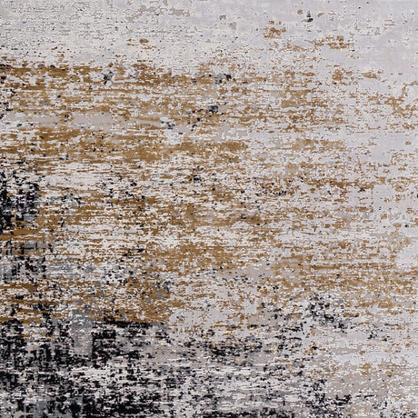 Surya Solar Sor-2302 Medium Gray, Taupe, Bright Yellow Rugs.