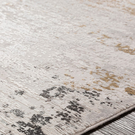 Surya Solar Sor-2302 Medium Gray, Taupe, Bright Yellow Rugs.