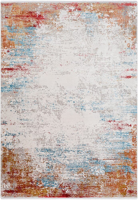 Surya Solar Sor-2303 Burnt Orange, Bright Yellow Rugs.