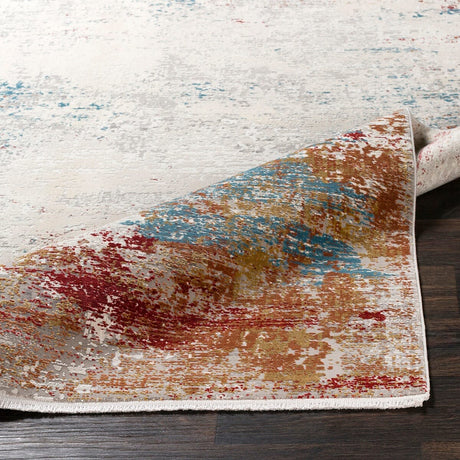 Surya Solar Sor-2303 Burnt Orange, Bright Yellow Rugs.