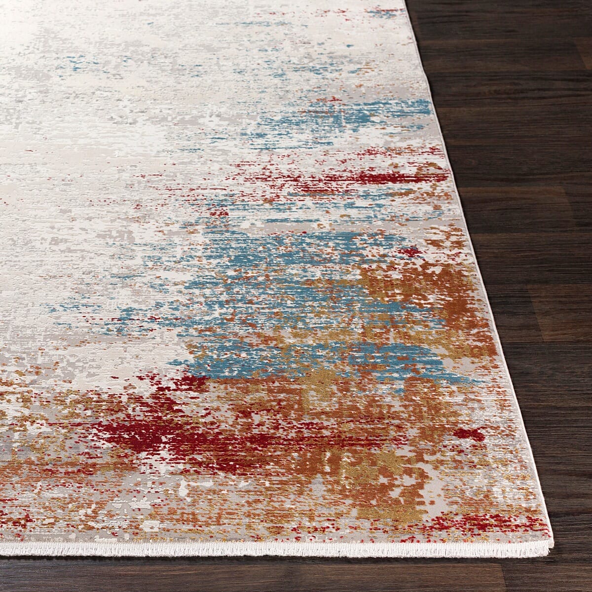 Surya Solar Sor-2303 Burnt Orange, Bright Yellow Rugs.